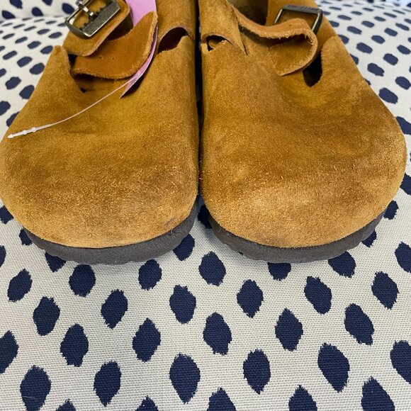Birkenstock London Suede Clogs Shoes Size 37 - Picture 2 of 7